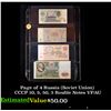 Image 1 : Page of 4 Russia (Soviet Union) CCCP 10, 5, 50, 3 Rouble Notes VF/AU