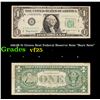 Image 1 : 1963B $1 Green Seal Federal Reserve Note Grades vf+