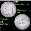Image 1 : 1835 Capped Bust Half Dime 1/2 10c Grades g, good