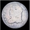 Image 2 : 1835 Capped Bust Half Dime 1/2 10c Grades g, good
