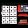 Image 1 : 20x Proof Jefferson Nickels in a Page, Dates from 1959 to 2005! Jefferson Nickel 5c