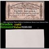 Image 1 : 1864 3rd Series Thirty Dollars Confederate States Loan Interest Note Grades Select CU