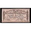 Image 2 : 1864 3rd Series Thirty Dollars Confederate States Loan Interest Note Grades Select CU