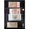 Image 3 : Page of 4 Russia (Soviet Union) CCCP 10, 25, 50, 3 Rouble Notes VF/AU