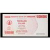 Image 3 : 2006-2008 Zimbabwe 10 Million Dollars (ZWN) Emergency Bearer Check Notes P# 55a Grades Select AU