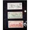 Image 3 : Page of 3 Canada Currency 1954 $1 (VF), 1954 $2 (VF), 1979 $2 (AU)