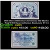 Image 1 : 1918-1922 (1908 Issue) Germany 100 Marks Post-WWI Hyperinflation Banknote P# 34 Grades Select CU