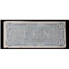 Image 3 : 1864 $10 Confederate Note, T68 Grades vf++