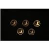 Image 2 : Group of 5 Proof Sacagawea $1 (2004-s, 2003-s, 2002-s, 2001-s, 2000-s) Grades