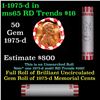 Image 1 : Shotgun Lincoln 1c roll, 1975-d 50 pcs Brandt 50c Wrapper.
