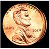 Image 2 : 2020 Lincoln Cent *Mint Error* 1c Grades GEM+ Unc RD