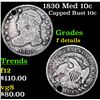 Image 1 : 1830 Med 10c Capped Bust Dime 10c Grades f details