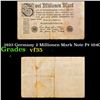 Image 1 : 1923 Germany 2 Millionen Mark Note P# 104C Grades vf++