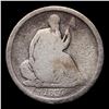 Image 2 : 1837 Lg Date Seated Liberty Dime 10c Grades g+