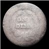 Image 3 : 1837 Lg Date Seated Liberty Dime 10c Grades g+