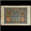 Image 2 : 1920 Weimar Germany 100 Mark Note P# 69A Grades vf+