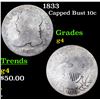 Image 1 : 1833 Capped Bust Dime 10c Grades g, good