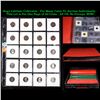 Image 1 : 20x Proof Jefferson Nickels in a Page, Dates from 1959 to 2005! Jefferson Nickel 5c