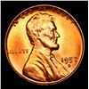 Image 2 : 1957-d Lincoln Cent 1c Grades GEM++ Unc RD