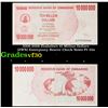 Image 1 : 2006-2008 Zimbabwe 10 Million Dollars (ZWN) Emergency Bearer Check Notes P# 55a Grades vf++