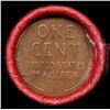 Image 3 : Mixed small cents 1c orig shotgun roll, 1937-p Lincoln Cent, Wheat Cent other end, Coca-Cola Brandt 