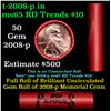 Image 1 : Shotgun Lincoln 1c roll, 2008-p 50 pcs Steel Strong Wrapper