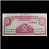 Image 3 : Set of 2 Concutive 1962 Great Britain 1 Pound Note P# M36A Grades CU