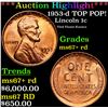 **Auction Highlight*** 1953-d Lincoln Cent TOP POP! 1c Graded GEM++ RD By USCG (fc)
