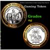 .999 Silver Limited Edition 10 Dollar Gaming Token Plaza LV Grades