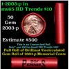 Image 1 : Shotgun Lincoln 1c roll, 2003-p 50 pcs Steel Strong Wrapper.