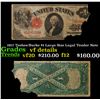 Image 1 : 1917 $1 Large Size Legal Tender Note Grades vf details Signatures Teehee/Burke