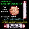 Image 1 : Shotgun Lincoln 1c roll, 1996-d 50 pcs Steel Strong Wrapper.