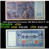 Image 1 : 1910 Imperial Germany 100 Mark Note P: 42 Grades vf++
