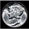 Image 2 : 1945-p Mercury Dime 10c Grades GEM Unc