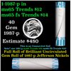 Image 1 : Shotgun Jefferson 5c roll, 1987-p 40 pcs Bank Wrapper