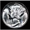 Image 2 : 1945-p Mercury Dime 10c Grades GEM+ Unc