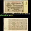 Image 1 : 1937 Germnay 1 RentenMark Note P# 173B Grades vf++