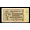 Image 2 : 1937 Germnay 1 RentenMark Note P# 173B Grades vf++