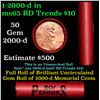 Image 1 : Shotgun Lincoln 1c roll, 2000-d 50 pcs Steel Strong Wrapper.