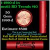 Image 1 : Shotgun Lincoln 1c roll, 1996-d 50 pcs Steel Strong Wrapper.