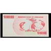 Image 3 : 2008 Zimbabwe 10 Million Dollar Note P# 55A Grades Select CU