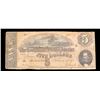 Image 2 : 1864 $5 Confederate Note, T69 Grades vf+