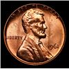 Image 2 : 1961-p Lincoln Cent 1c Grades Gem+ Unc RD
