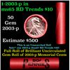 Image 1 : Shotgun Lincoln 1c roll, 2003-p 50 pcs Steel Strong Wrapper.