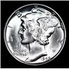 Image 2 : 1945-p Mercury Dime 10c Grades Choice+ Unc