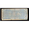 Image 3 : 1864 $10 Confederate Note, T68 Grades vf+