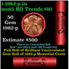 Image 1 : Shotgun Lincoln 1c roll, 1982-p 50 pcs Steel Strong Wrapper.