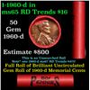 Image 1 : Shotgun Lincoln 1c roll, 1960-d 50 pcs Steel Strong Wrapper.
