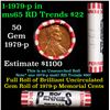 Image 1 : Shotgun Lincoln 1c roll, 1979-p 50 pcs teel Strong Wrapper.