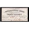 Image 2 : 1861 $20 Confederate Note CSA Grades Choice AU/BU Slider